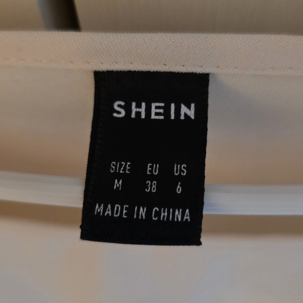 SHEIN Cream Layered Women's Top - Picture 2 of 4